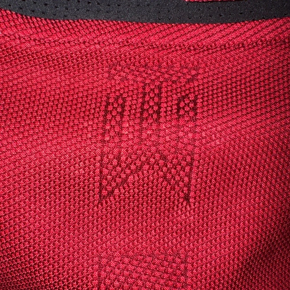 Nike Tiger Woods Collection Dri-FIT Golf Polo Red Striped CK6313-687 Mens Large